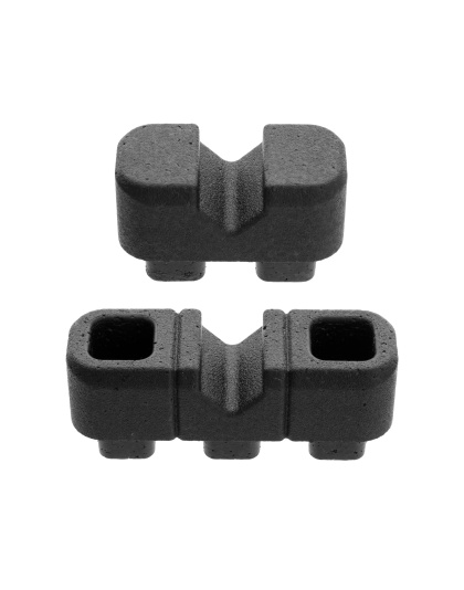 Magpul Industries DAKA, Angled Block Kit, Black, Includes (2) Double V-Blocks and (2) Triple V-Blocks