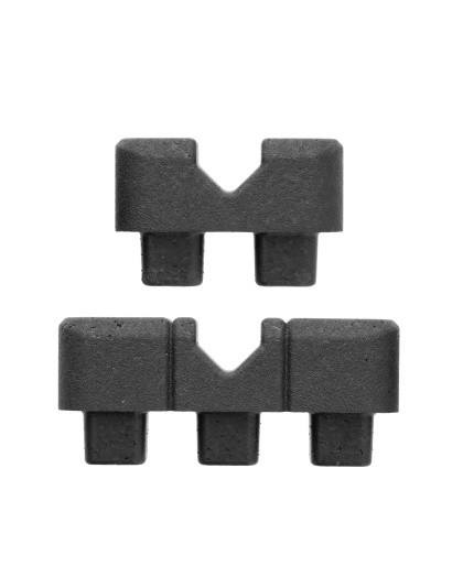 Magpul Industries DAKA, Angled Block Kit, Black, Includes (2) Double V-Blocks and (2) Triple V-Blocks
