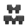 Magpul Industries DAKA, Angled Block Kit, Black, Includes (2) Double V-Blocks and (2) Triple V-Blocks
