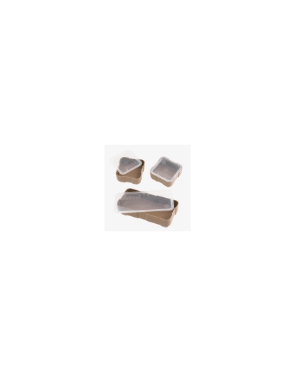 Magpul Industries DAKA Bins, 2X2 and 2X4 Set, Compatible with DAKA GRID Organizer Panels, 2X2 Measures 3.2"x3.2"x 1.3" and 2X4 Measures 3.2"x6.9"x1.3" Internal, Matte Finish, Flat Dark Earth, (1)-2X4 Bin and (2)-2X2 Bins Included