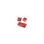 Magpul Industries DAKA Bins, 2X2 and 2X4 Set, Compatible with DAKA GRID Organizer Panels, 2X2 Measures 3.2"x3.2"x1.3" and 2X4 Measures 3.2"x6.9"x1.3" Internal, Matte Finish, Red, (1)-2X4 Bin and (2)-2X2 Bins Included