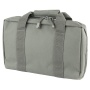 NcSTAR Discreet Pistol Case, Nylon, Gray, Two Padded Handgun Compartments, Six Elastic Magazine Loops, Carry Handle