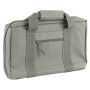 NcSTAR Discreet Pistol Case, Nylon, Gray, Two Padded Handgun Compartments, Six Elastic Magazine Loops, Carry Handle
