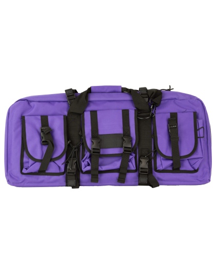 NcSTAR Deluxe Sub Gun Case, Purple, Fits Sub Gun/AR & AK Pistol, 27.5"x11" Main Compartment