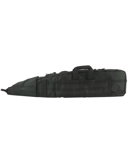 NcSTAR Drag Bag, 45" Rifle Case, Nylon, Black, Includes Backpack Shoulder Straps