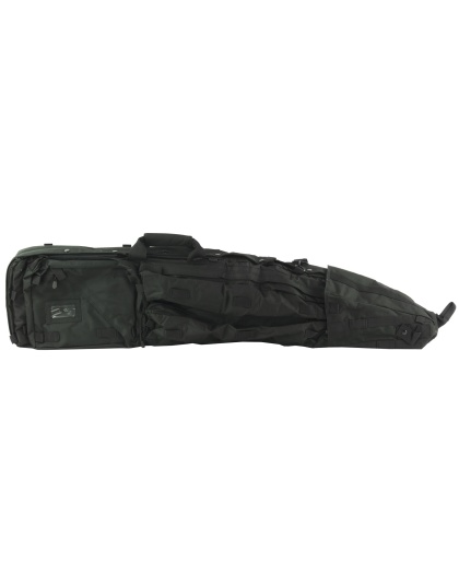 NcSTAR Drag Bag, 45" Rifle Case, Nylon, Black, Includes Backpack Shoulder Straps