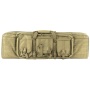 NcSTAR Double Carbine Case, 42" Rifle Case, Nylon, Tan, Exterior PALS Webbing, Interior Padded with Thick Foam, Accommodates two Rifles