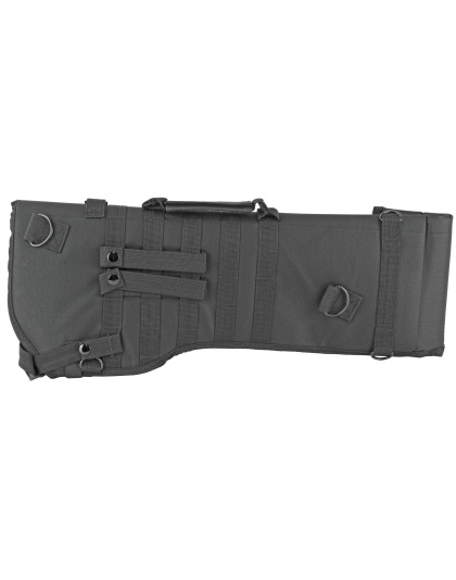 NcSTAR Rifle Scabbard, Black, Nylon, 22" Length, Six Metal D-Ring locations, Includes Padded Shoulder Sling