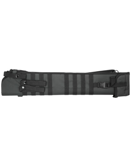 NcSTAR Shotgun Scabbard, Black, Nylon, 29" Length, Six Metal D-Ring locations, Includes Padded Shoulder Sling