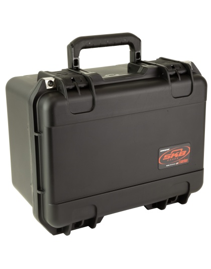 SKB Sports i-Series, Two Handgun Case, 15"x10.375", Polypropylene Copolymer Resin, Black, Holds 6 Magazines