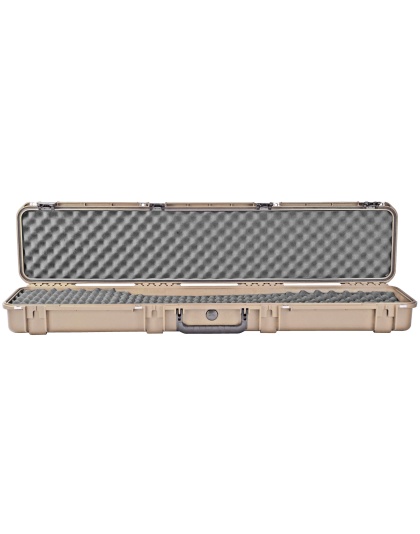 SKB Sports iSeries, Single Rifle, Rifle Case, Polypropylene Copolymer Resin, Tan Color, 49.00" L x 9.00" W x 5.00" D