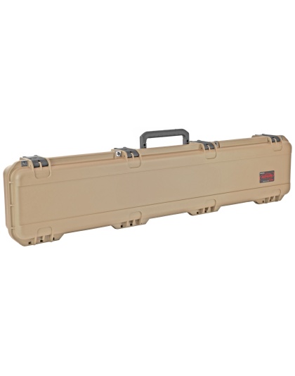 SKB Sports iSeries, Single Rifle, Rifle Case, Polypropylene Copolymer Resin, Tan Color, 49.00" L x 9.00" W x 5.00" D