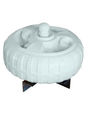 Dock Edge Inflatable Dock Wheel - 18" - White