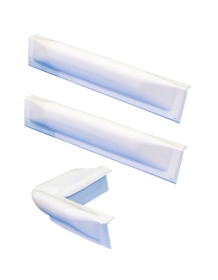 Dock Edge 3 Piece Dock Bumper Kit - 1 Corner Piece, 2 18" Straight Pieces