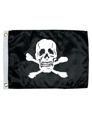 Taylor Made 12" x 18" Jolly Roger Novelty Flag