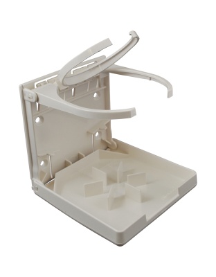Attwood Fold-Up Drink Holder - Dual Ring - White